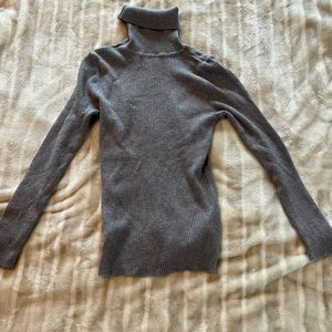 Shein grey long sleeve turtle neck